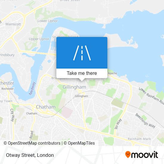 Otway Street map