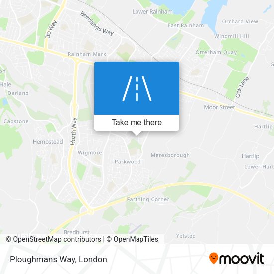 Ploughmans Way map