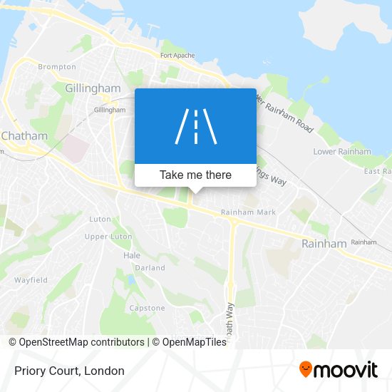 Priory Court map