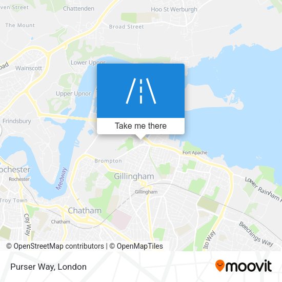 Purser Way map