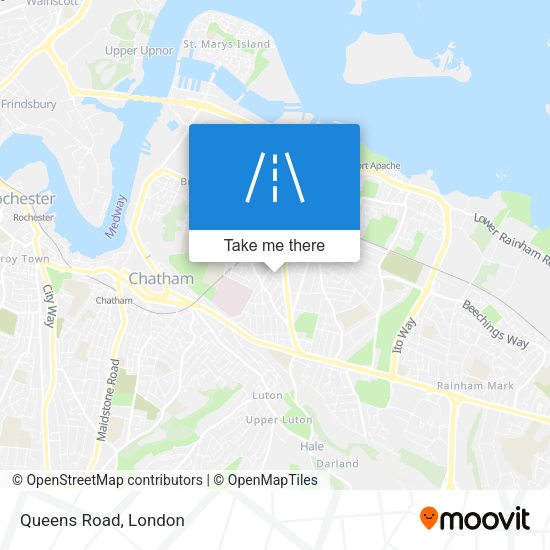 Queens Road map