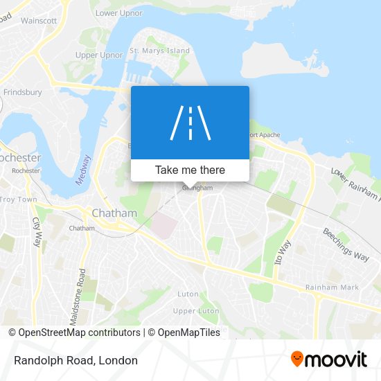 Randolph Road map
