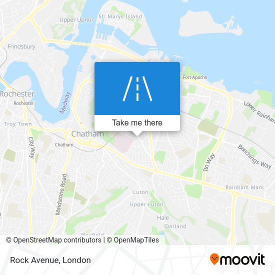 Rock Avenue map
