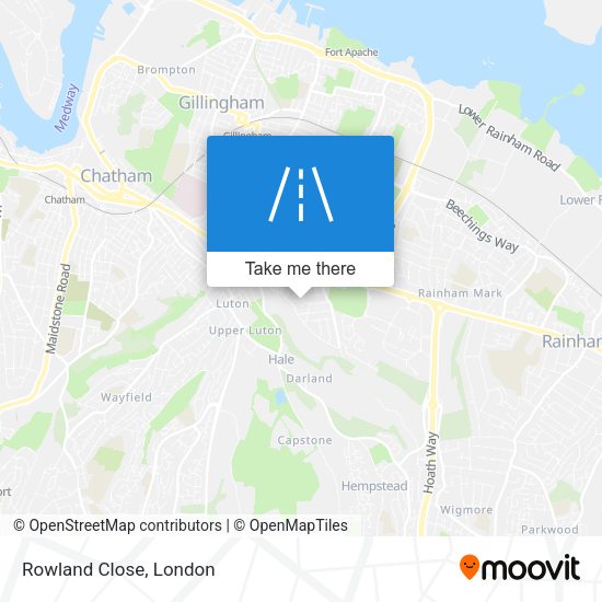 Rowland Close map