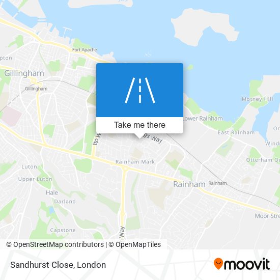 Sandhurst Close map