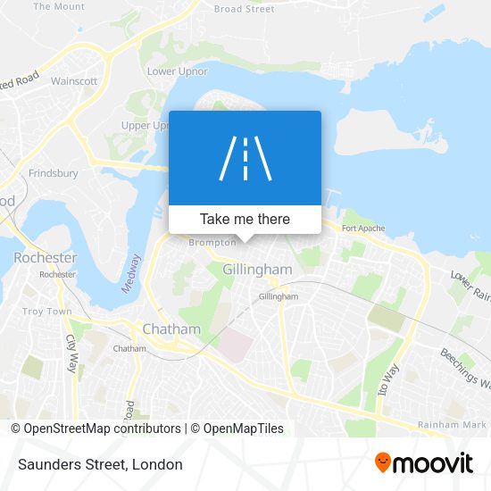 Saunders Street map