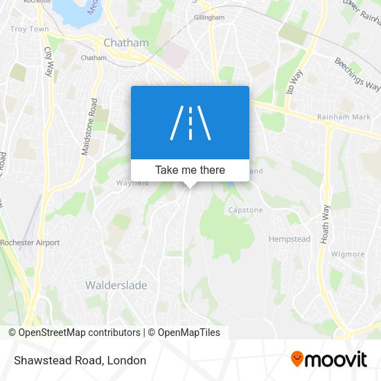 Shawstead Road map