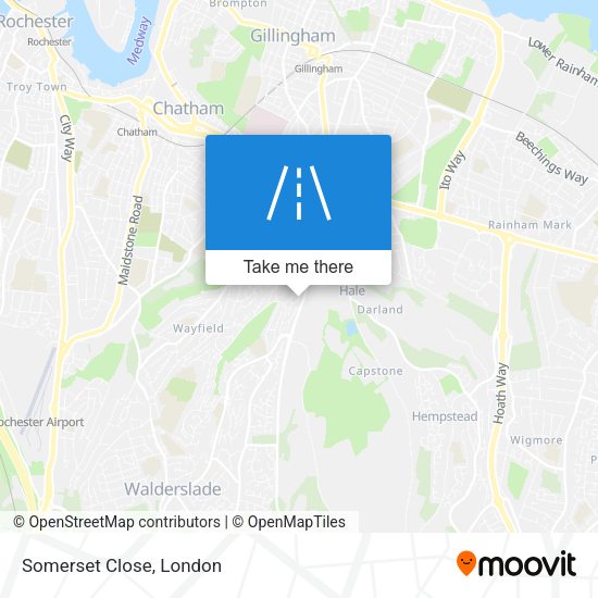 Somerset Close map