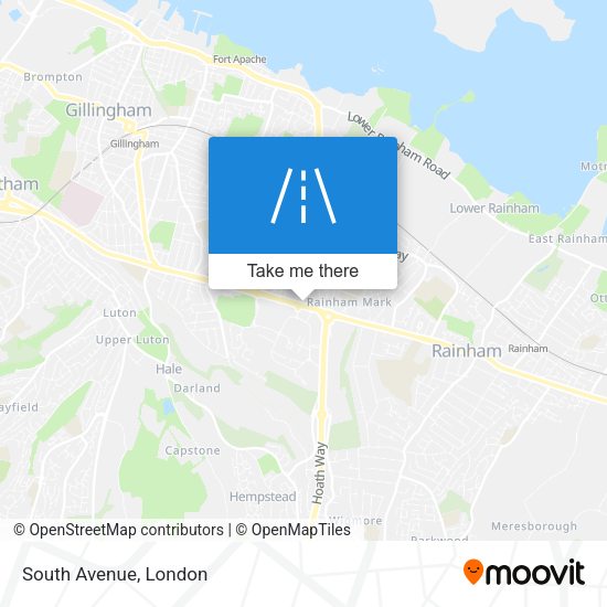 South Avenue map
