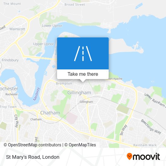 St Mary's Road map