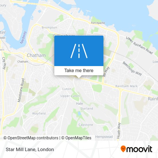 Star Mill Lane map