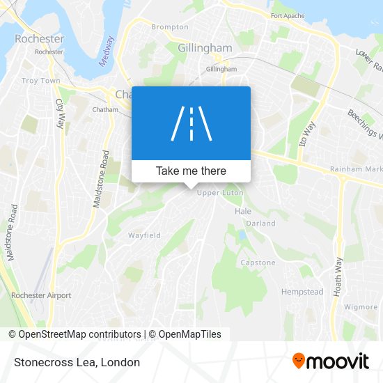Stonecross Lea map