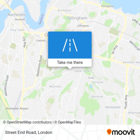 Street End Road map