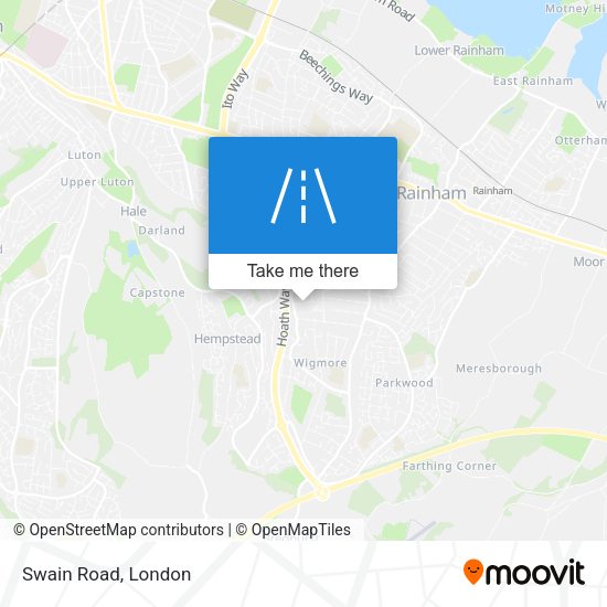 Swain Road map