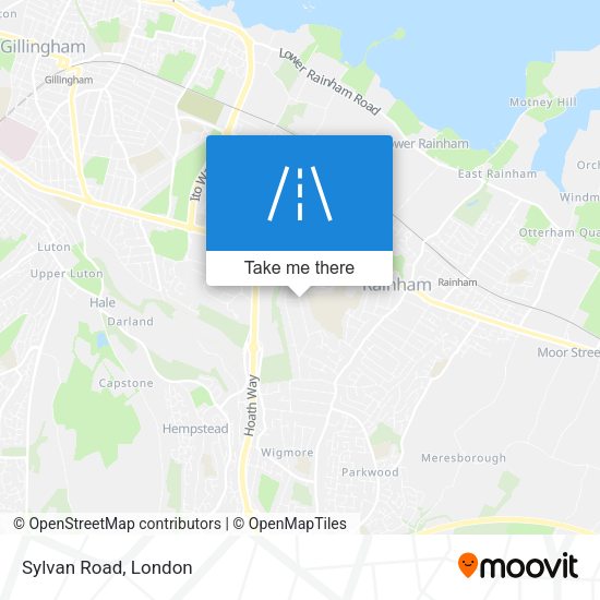 Sylvan Road map