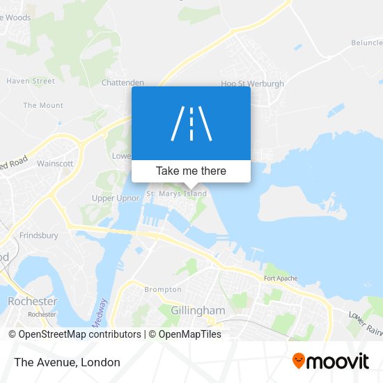 The Avenue map