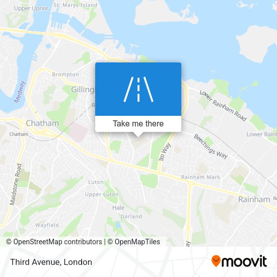 Third Avenue map