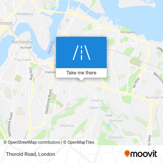 Thorold Road map