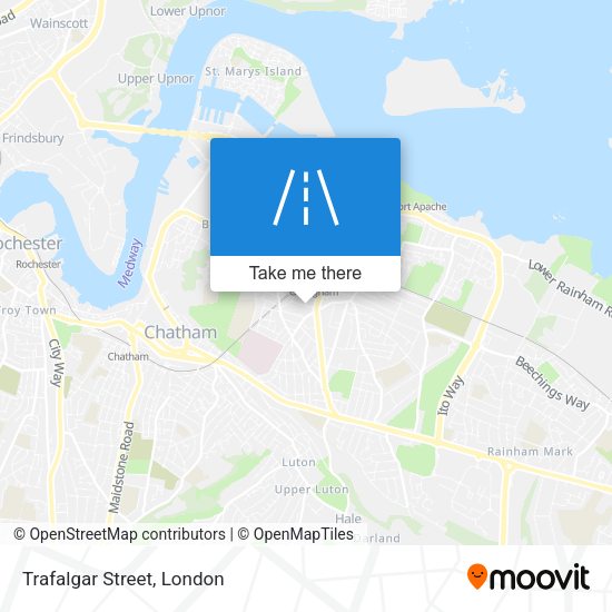 Trafalgar Street map