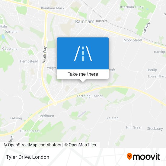 Tyler Drive map