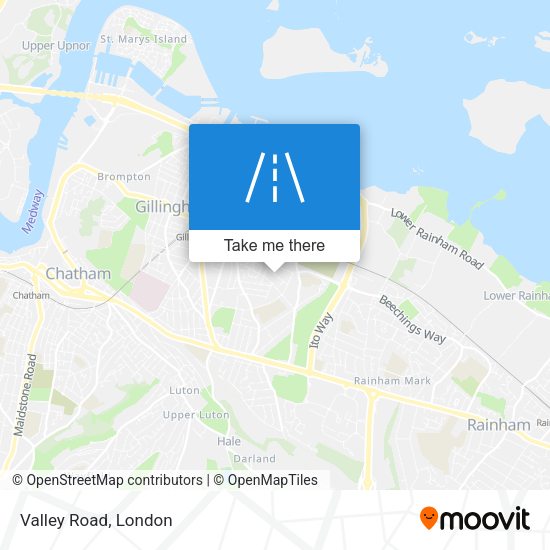 Valley Road map