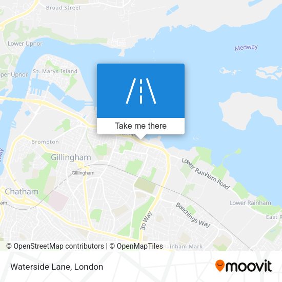 Waterside Lane map