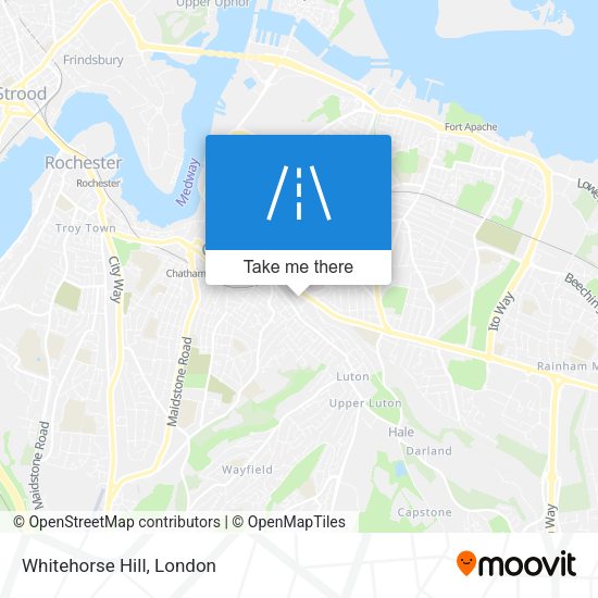 Whitehorse Hill map