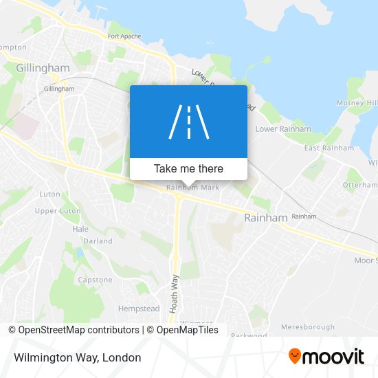 Wilmington Way map