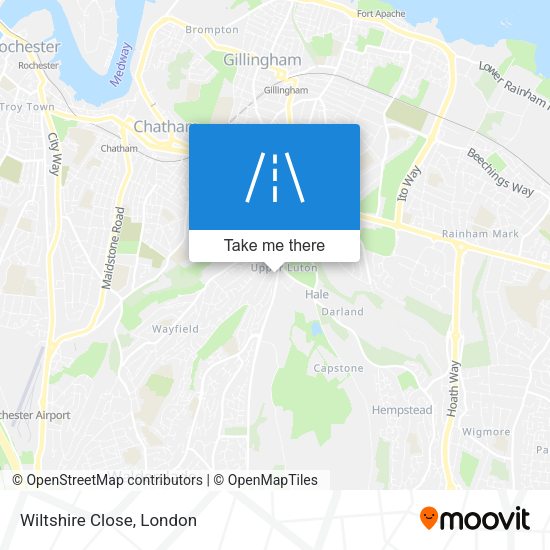 Wiltshire Close map