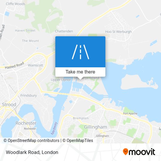Woodlark Road map
