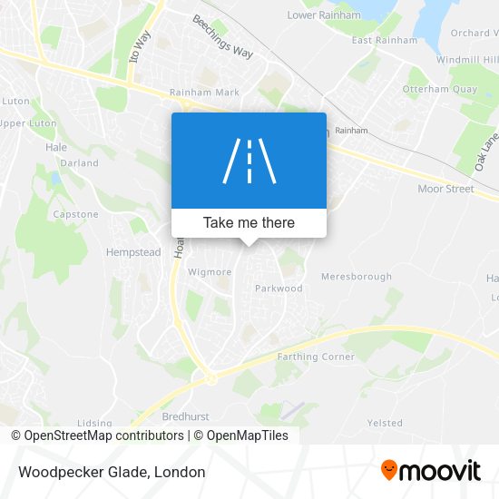 Woodpecker Glade map