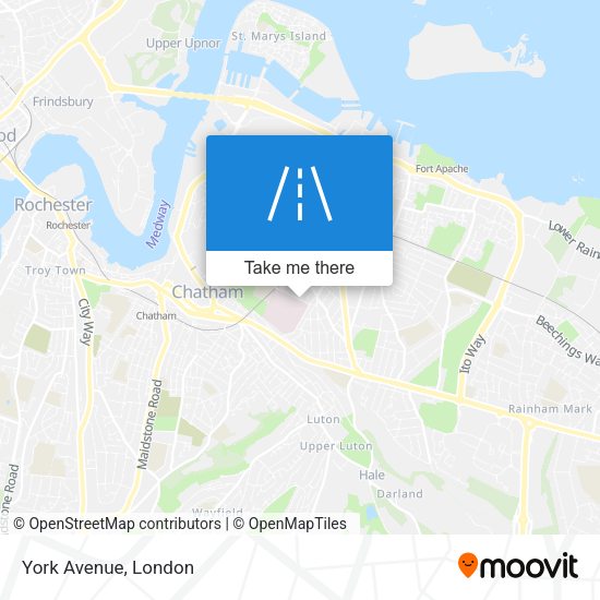 York Avenue map