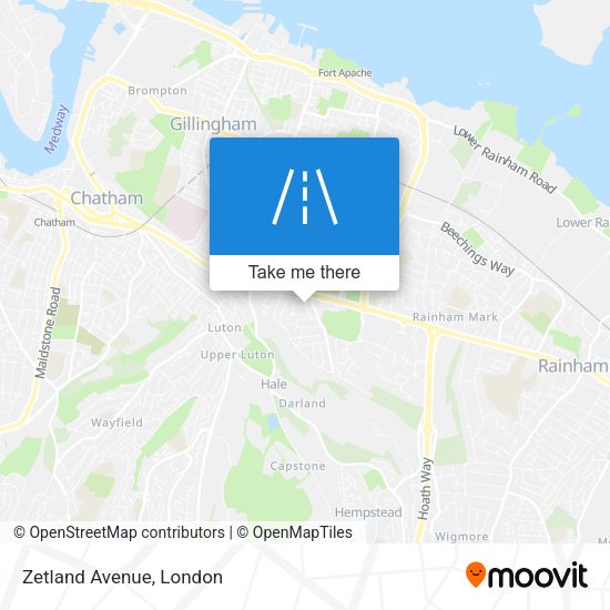 Zetland Avenue map