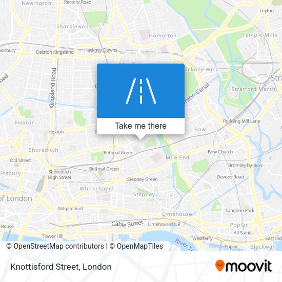Knottisford Street map
