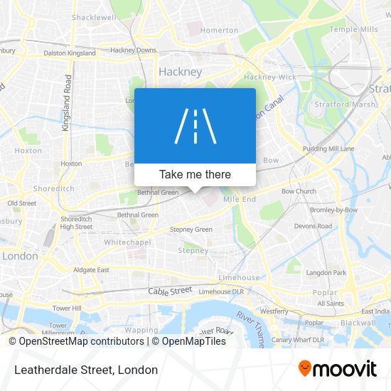 Leatherdale Street map