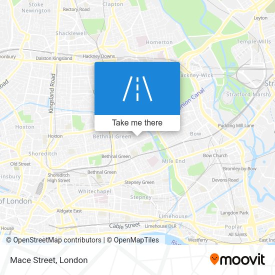 Mace Street map