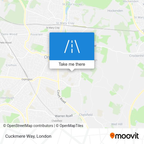 Cuckmere Way map