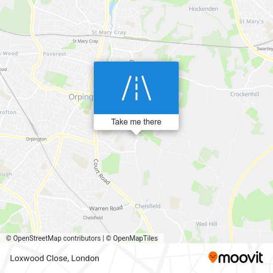 Loxwood Close map