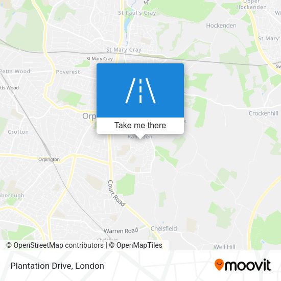 Plantation Drive map
