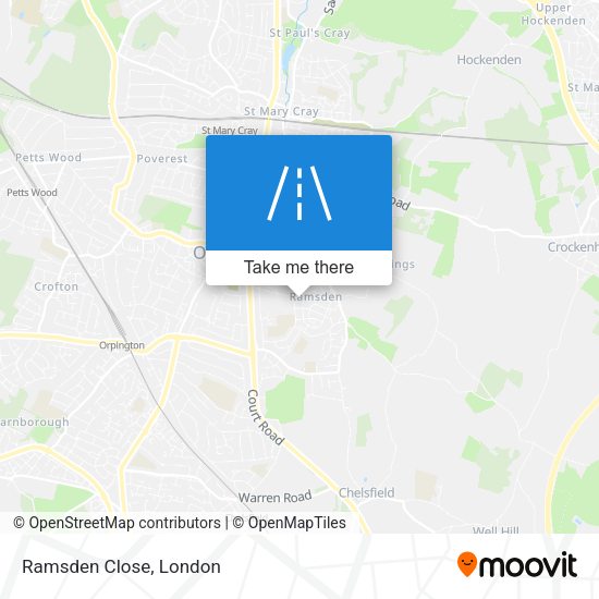 Ramsden Close map