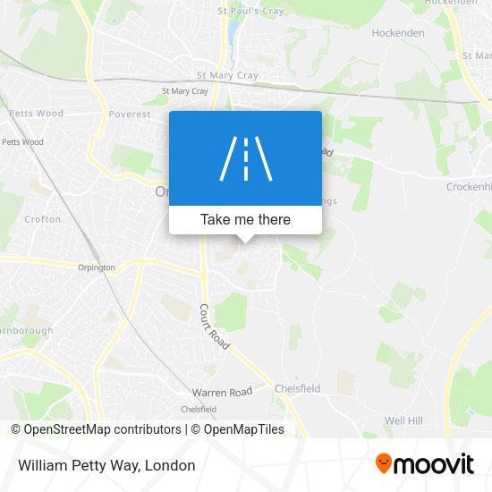 William Petty Way map