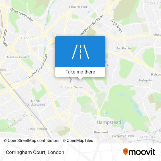 Corringham Court map