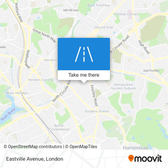 Eastville Avenue map
