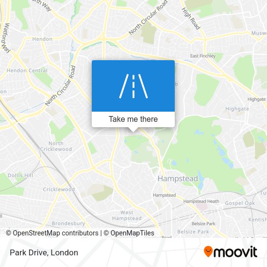 Park Drive map