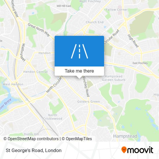 St George's Road map