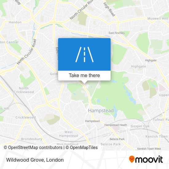 Wildwood Grove map