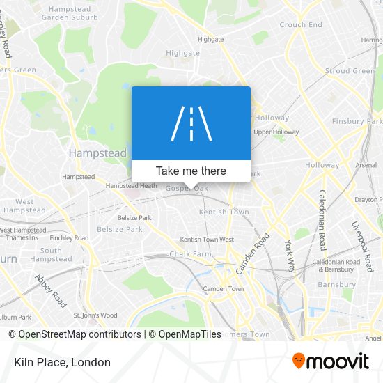 Kiln Place map