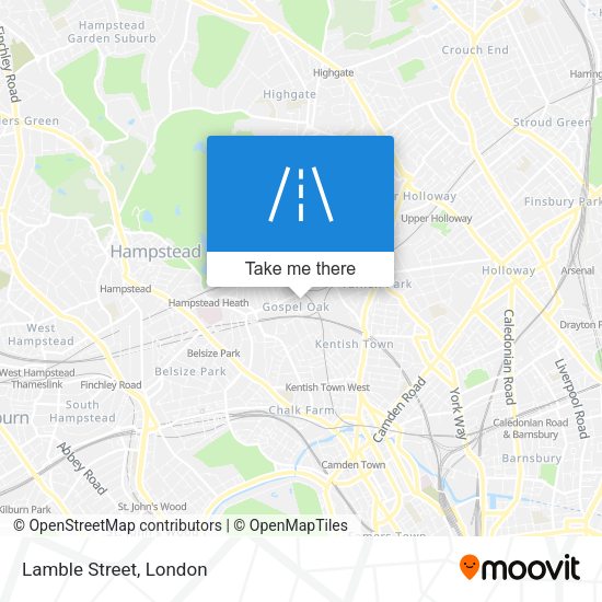 Lamble Street map