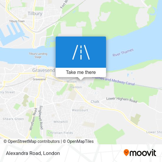 Alexandra Road map