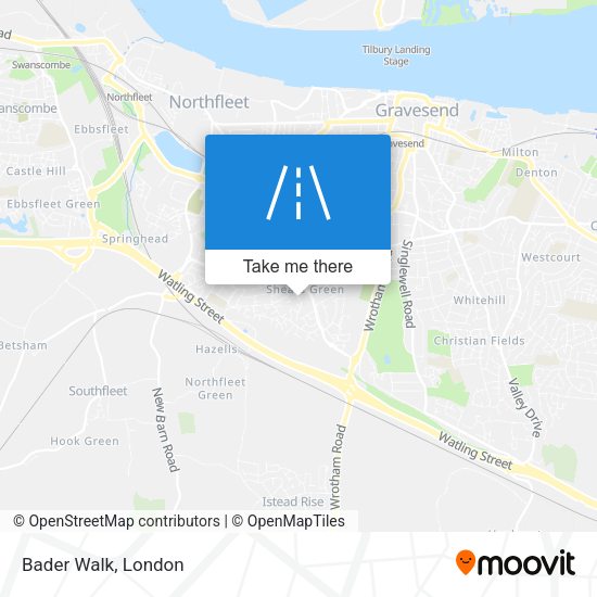 Bader Walk map